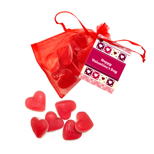 Organza Bag - Haribo Heart Throb - Valentine's Day