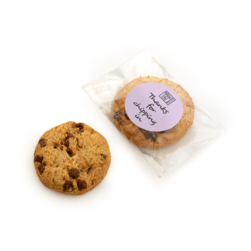 Choc Chip Cookie Bag Label - Volunteers' Week