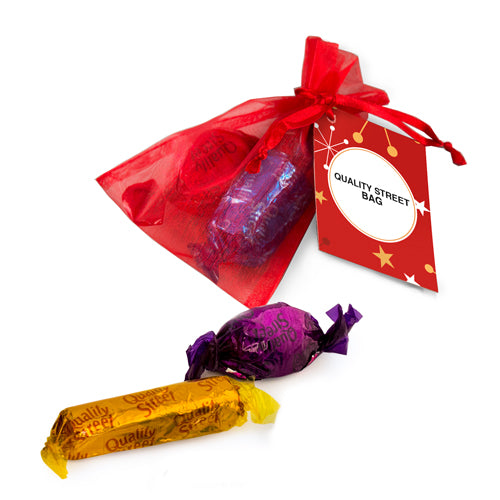 Quality Street - Organza Bag - Christmas
