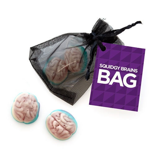 Organza Bag - Squidgy Brains - Halloween