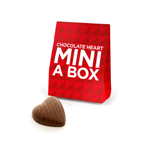 Mini Milk Chocolate Heart Mini A Box