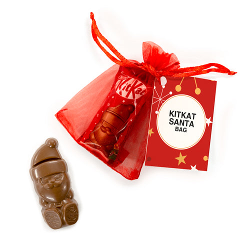 KitKat Santa - Organza Bag