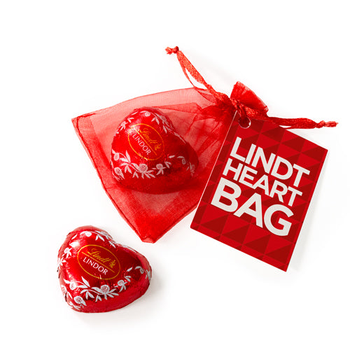 Organza Bag - Lindt Heart - Valentine's Day