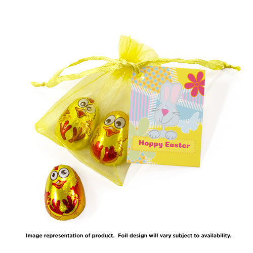 Organza Bag - Cheeky Chicks - Easter