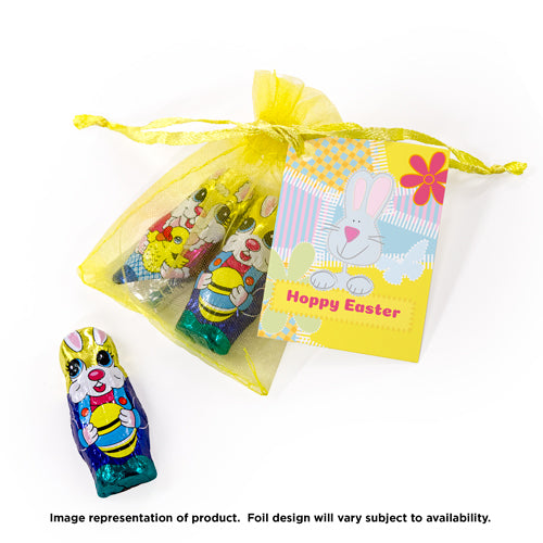 Organza Bag - Hip Hop Bunnies - Easter