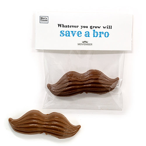 Moustache Chocolate Header Bag - Movember