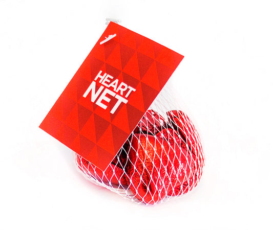 Mini Milk Chocolate Heart Net Tag