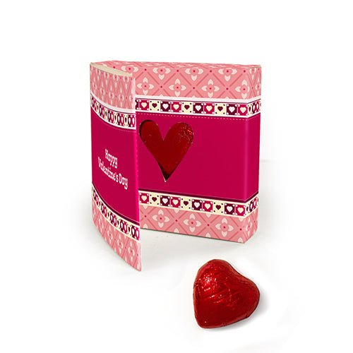 Milk Chocolate Heart Card