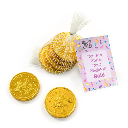 Milk Chocolate Coin Net Tag - Volunteers' Week