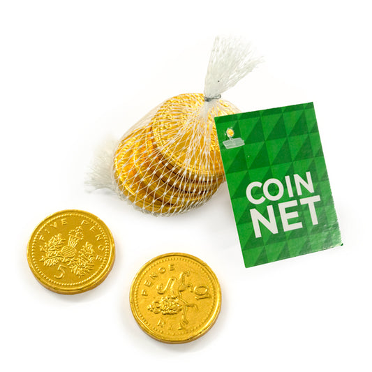 Milk Chocolate Coin Net Tag
