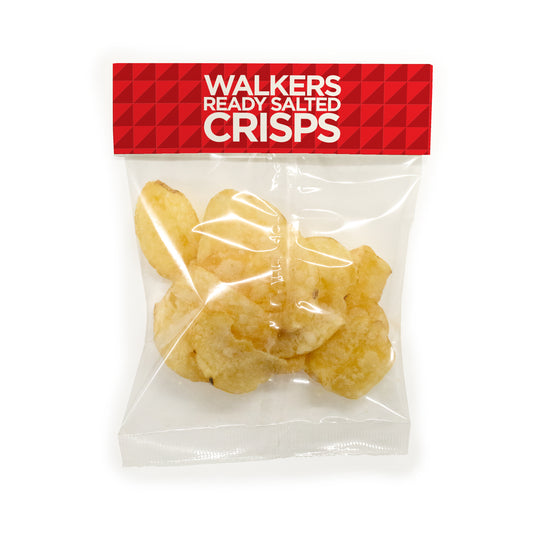 Walkers Ready Salted Crisp Bag Header