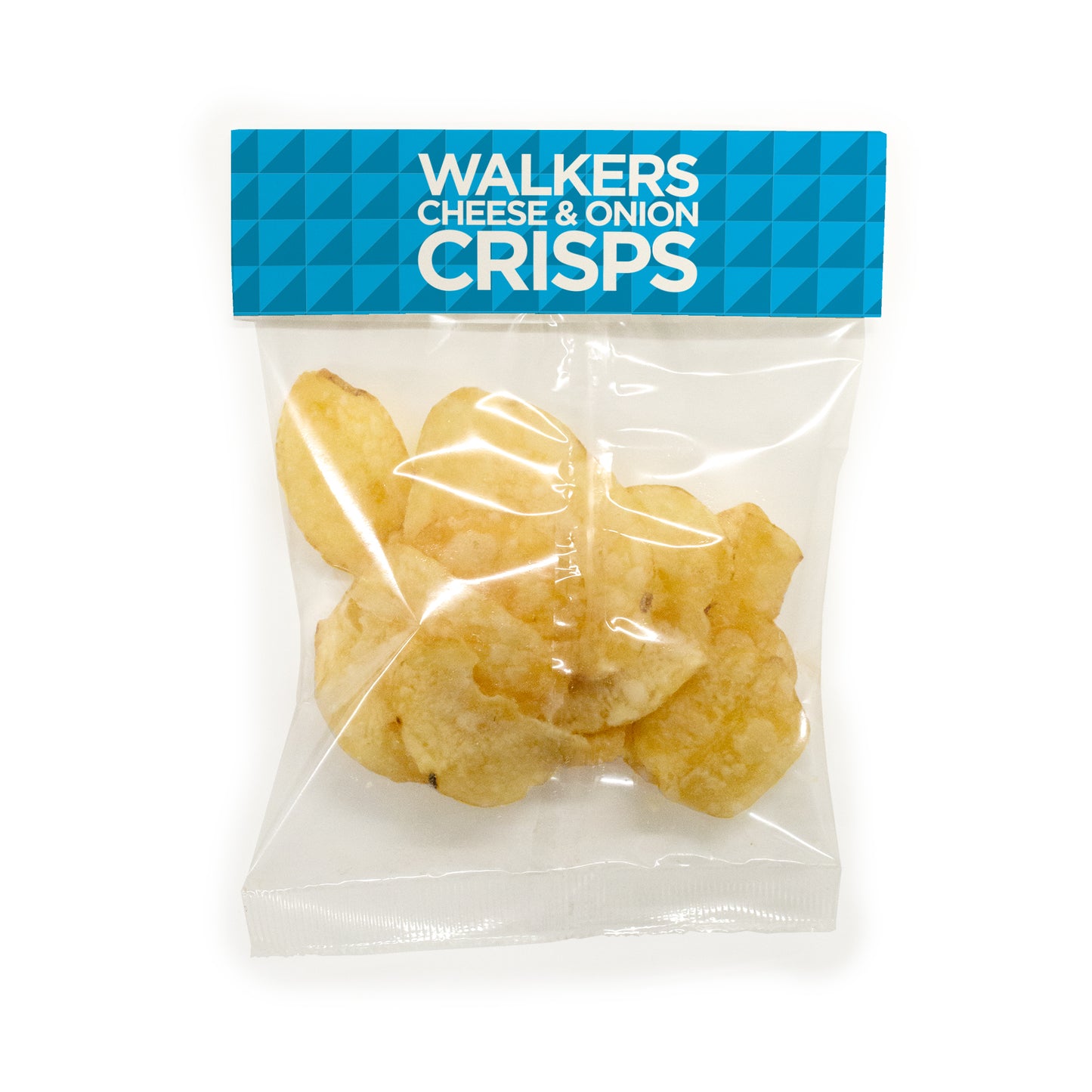 Walkers Cheese & Onion Crisp Bag Header