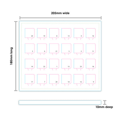 Desktop Advent Calendar - Single Sided Print