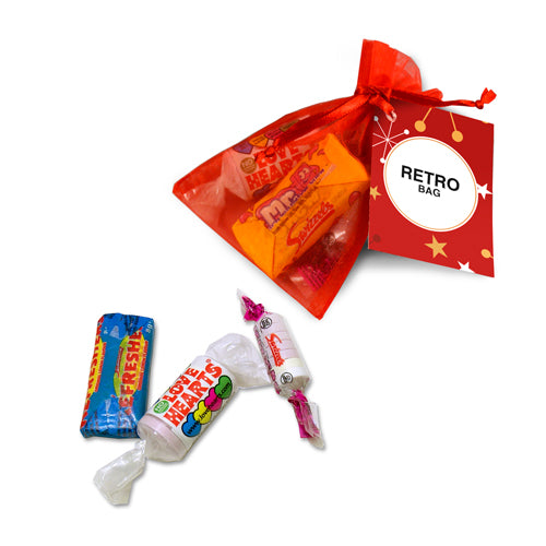 Retro Sweets - Organza Bag - Christmas