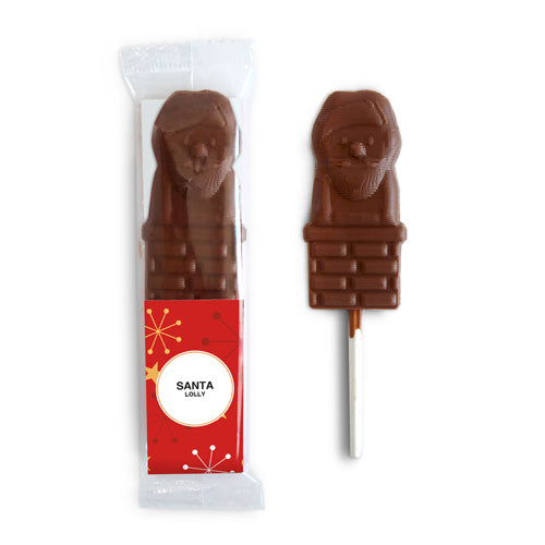 Milk Chocolate Santa Lollipop