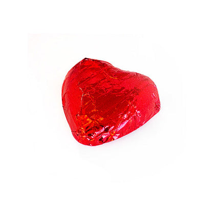 Mini Milk Chocolate Heart Organza Bag