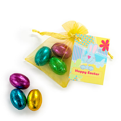Organza Bag – Mini Chocolate Eggs - Easter